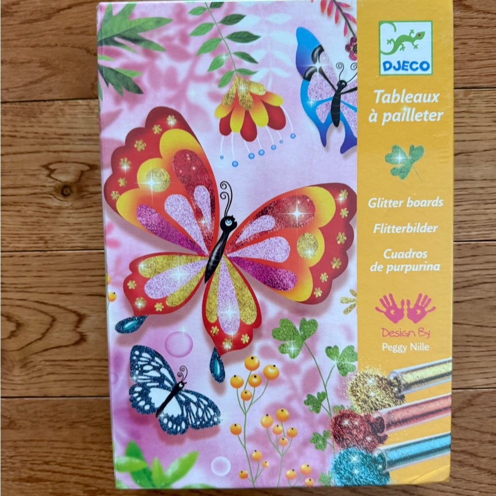 Djeco craft kit glitter boards, new sealed